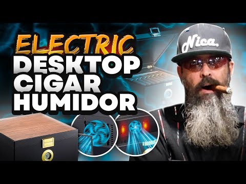 GLENCREAG Electric Thermostatic Cigar Humidor | Cigar Prop 2025