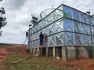 [Hot Item] Hot Dipped Galvanized Steel Water Tank for Fire Fighting/Farm Use