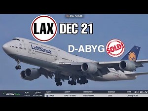 KLAX LIVE | DEC 21, 2025 | D-ABYG LUFTHANSA LOS ANGELES INT AIRPORT LIVE STREAM WEBCAM IRL