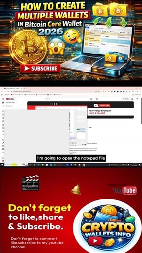 How To Create Multiple Wallets in Bitcoin Core Wallet 2026 Step by Step Guide