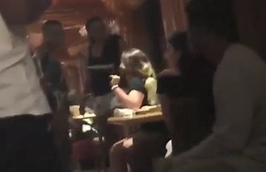 Lady Takes A Buffet Plate And A Bowl To The Face After Calling Another Woman A B*tch!