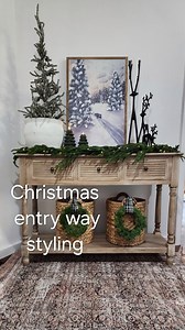 15K views · 3.7K reactions | Christmas entry way table styling ✨️...