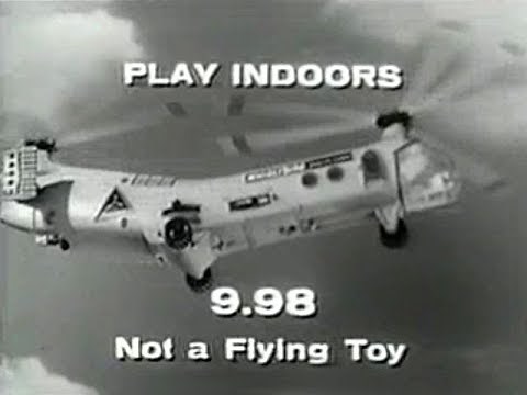 CLASSIC Remco Whirlybird Helicopter Toy Commercial (1960)