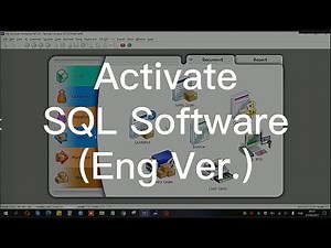 Activate SQL Software (English Ver.) | SQL Software