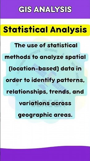 Statistical Analysis #gisforbeginners