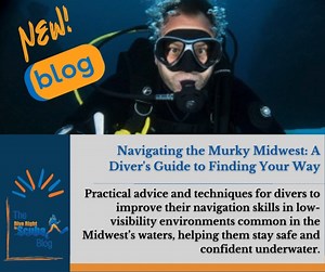 Midwest Divers—This One’s for You! Struggling with murky waters? Check out our latest guide, "Navigating the Murky Midwest: A Diver's Guide to Finding Your Way", and learn essential techniques to stay on course and dive with confidence, even in low visibility!  https://www.diverightinscuba.com/blog/navigating-the-murky-midwest-a-divers-guide-to-finding-your-way #DiveRightIn #MidwestDiving #UnderwaterNavigation #DiveConfidently | Dive Right In Scuba | Facebook