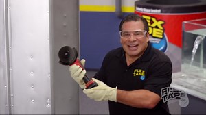 Flex Tape Strong Rubberized Waterproof Tape, 4" x 5', Black