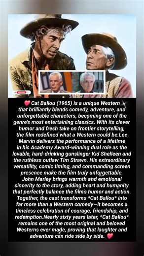 Cat Ballou (1965) – Lee Marvin's Oscar-Winning Masterpiece 🤠🏆 #shorts #viral #trending