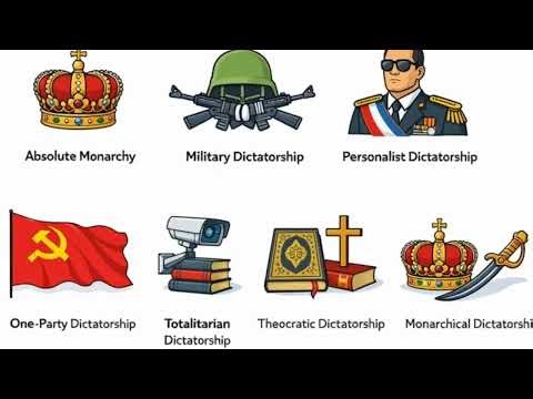 Explaining every type of dictatorship in 7 minutes