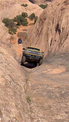 Would you bring your Bronco up Hells Gate? #moabcowboy #fyp #viralvideos #ford #bronco #nolimits #sendit | Moab Cowboy Country Off-Road Adventures