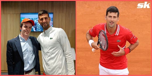 "Thank you so much dear Novak Djokovic for your kindness" - Disabled tennis fan who had once-in-a-lifetime opportunity to train alongside the Serb