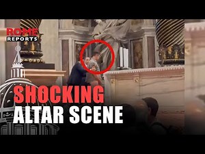 Purification of the Saint Peter's alter after a man desecrated it by urination