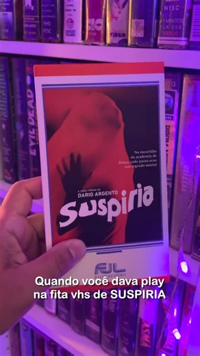 WHEN YOU PRESSED PLAY ON THE SUSPIRIA VHS TAPE... 📼