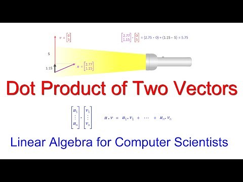 Linear Algebra for Computer Scientists. 5. Dot Product of Two Vectors