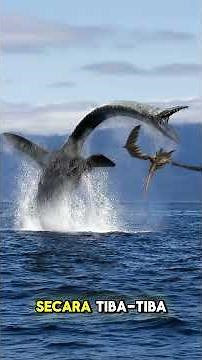 ELASMOSAURUS — THE SUPER LONG NECK OF THE SEA! 😱💙 #uniquefacts #smalldinosaurs #animation #dinosaur