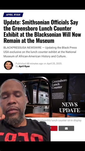 21 reactions | The iconic Woolworth’s lunch counter exhibit will...