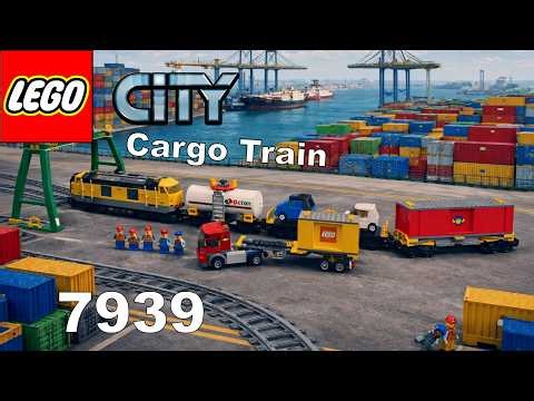 LEGO City | 7898 | Cargo Train | Cinematic Review | 4K