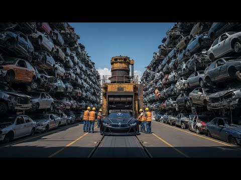 Inside a Modern Auto Recycling Plant – Where Old Cars Are Reborn