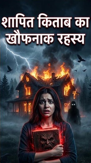 The Cursed Book 😱 | Horror Story in Hindi #shorts