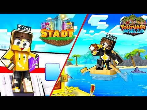 GUTEN MORGEN! Minecraft STADT und YouTuber INSEL 2