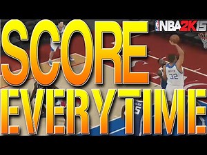 NBA 2K15 TIPS: HOW TO SCORE EVERY TIME WITH ONE PLAYER - DRIVE AND DUNK EVERY TIME (Glitch Tutorial)