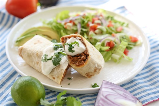 High Protein Freezer Burritos