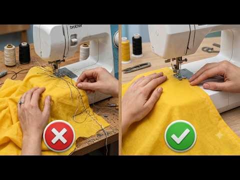 🥉 17 Sewing Mistakes 99% of Beginners Make! ⭐