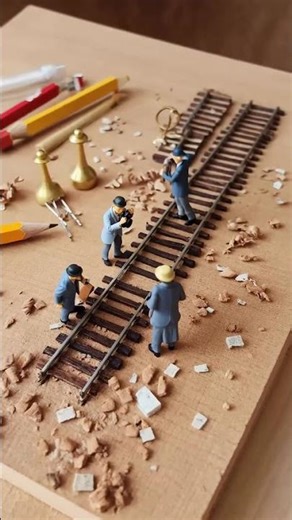 Litton investigation teamstyle#aiart#miniature#jiorama#AIanime Retro#TinyWorld#MiniatureStory