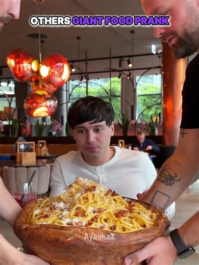 Others Giant Food Prank VS this one 💀