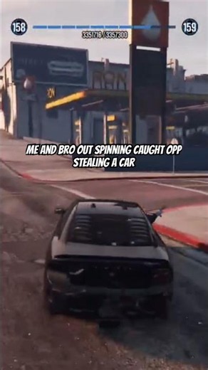 Me and bro out spinning caught opp stealing a car | GTA 5 online