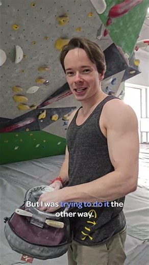 Fun Game for Flashable Climbs - Blue v6 - Edgeworks #climbing #boulderinggym #bouldering