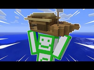 CONSTRUINDO UM BARCO INCRÍVEL NO MINECRAFT!