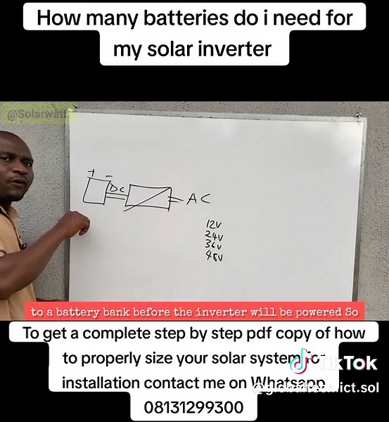 How to Determine the Number of Batteries for Your Solar Inverter