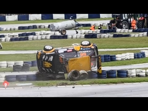 RX Rallycross Greinbach 2025 Sunday (ÖM + HU + CEZ) | Crashes & Action