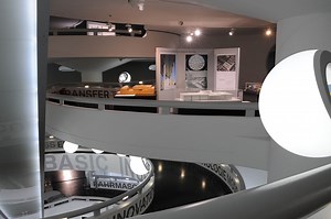 Exhibition of modern museum architecture at the BMW Museum