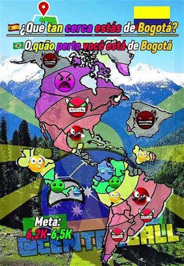 O completo você está de Bogotá?🇨🇴 #map #geographythroughmaps #mapping #mapper #colombia #brasil #fyp