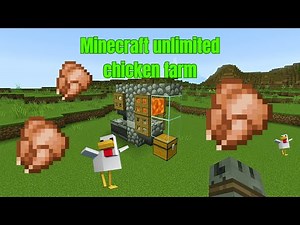 Minecraft: Unlimited Chicken Farm Tutorial | Easy & Automatic!