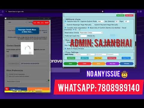 No Undefined Error IRCTC | Tatkal Software Ocean | Ocean Tatkal Extension AutoFill | No Client IP |