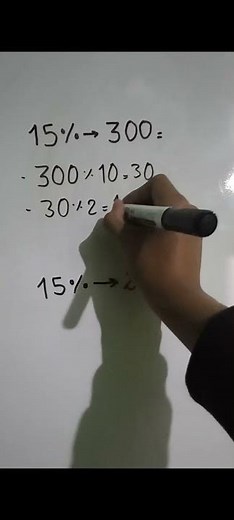 Math trick [how to calculate 15% of an amount]