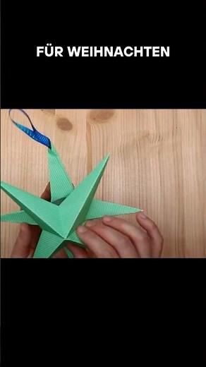 3D-Sternornament | Bastelideen aus Papier