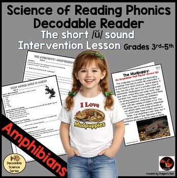 Science of Reading Phonics Decodable Reader | Short u Sound Intervention 3rd-5th