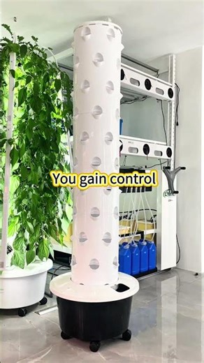What a Hydroponic Tower Gives You #hydroponicsystem