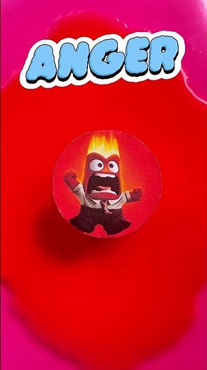 Inside Out Mood Buttons EXPLODE with Color! 🌈💦 | Viral Art Hack for #YouTube #shorts