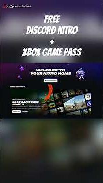 FREE Discord Nitro + Xbox Gamepass for 1 month | Claim Now...! 🎮🔥