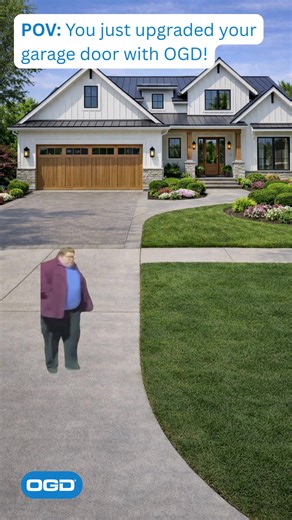 POV: You just upgraded your garage door with OGD! ✨🚪 #OGD #GarageDoor #Garage #FYP