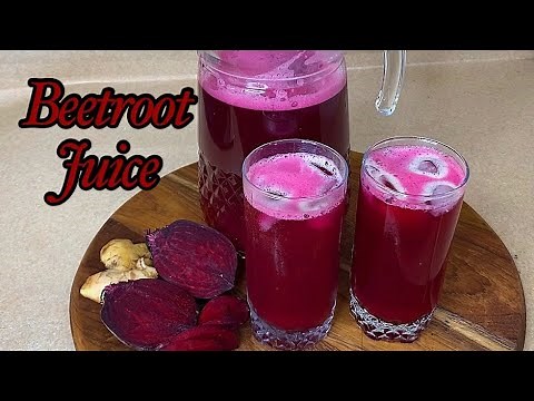 BEETROOT JUICE // This Super healthy drink, cleanses, detoxes, lower blood pressure, rich in iron.