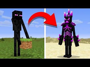 I made 10 NEW Endermen in Minecraft