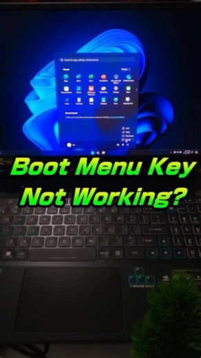 How To Enter Boot Menu – Boot Menu Key Not Working 💻 #youtubeshorts #shorts