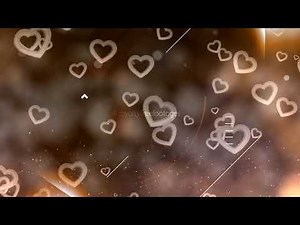 heart background animation | Love background video | valentine's day moving hearts background | love