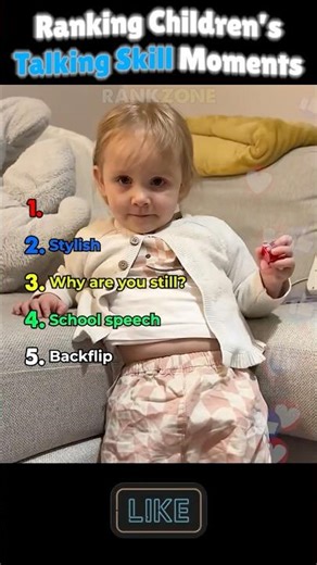 Ranking the Cutest Children’s Talking Skill Moments!